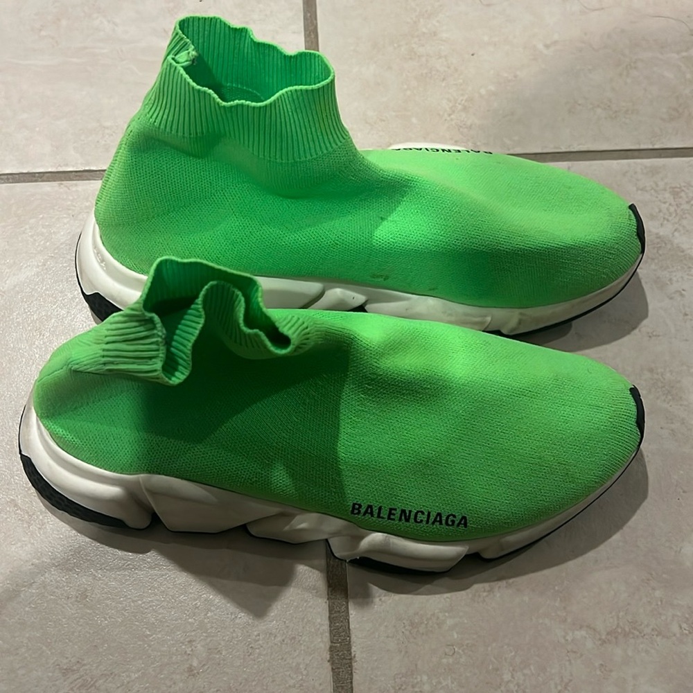 Green Balenciagas
